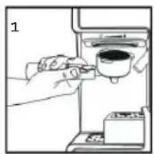 BORETTI Espresso B402 - Colocar el portafiltros - 1