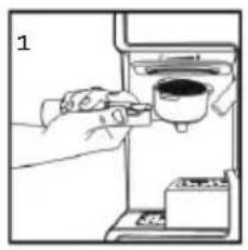 BORETTI Espresso B400 - Colocar el portafiltros - 1