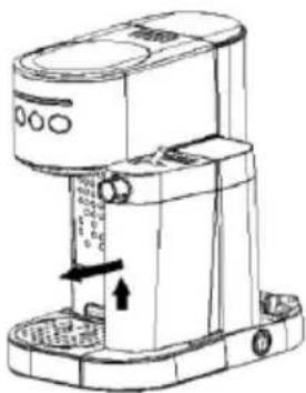 BORETTI Espresso B400 - Cleaning the milk reservoir and frothing tube - 1