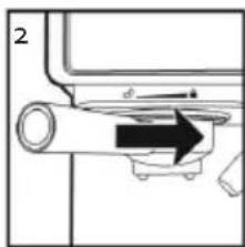 BORETTI Espresso B401 - Place the porta-filter - 2