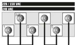 BORETTI VFL120 - Esquemas de conexión - 1