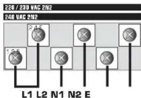 BORETTI MBR70 - Esquemas de conexión - 2