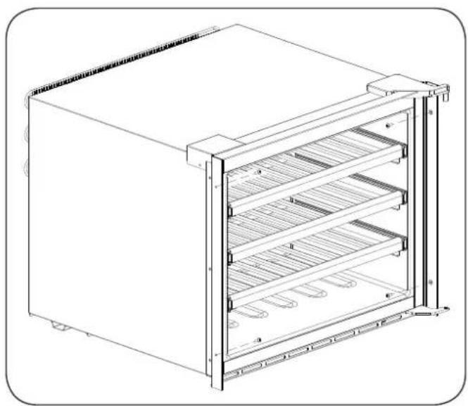 BORETTI BPWK45 - EINBAUSERIE HOCHSCHRANK (Einbau in einem Küchenelement) - 3