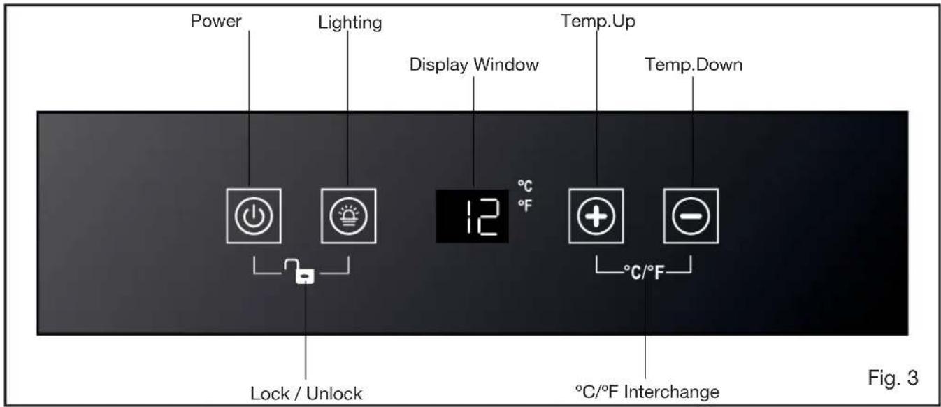 BORETTI BPWK45 - CONTROL PANEL For Single Zone - 1
