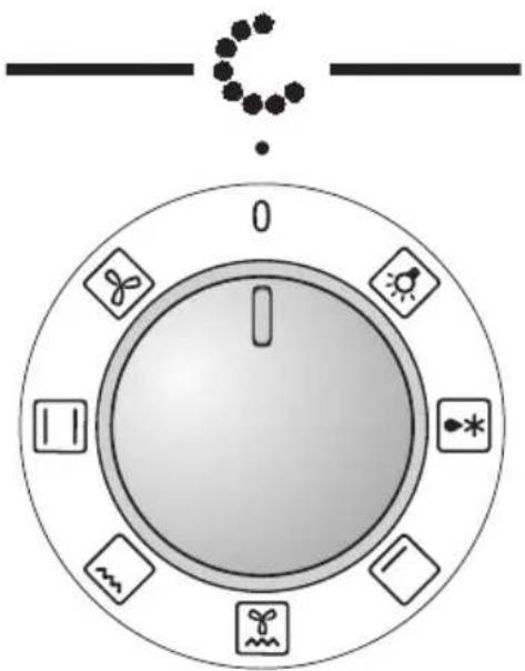 CONSTRUCTA CH26810 - Functiekeuzeknop Met de functiekeuzeknop stelt u de verwarmingsmethode voor de oven in. - 1