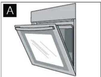 CONSTRUCTA CH130250 - Removing the appliance door - 2