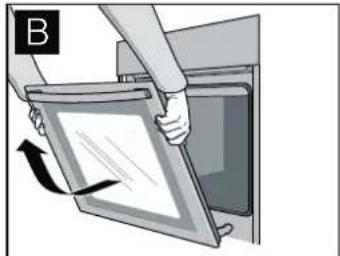 CONSTRUCTA CH130250 - Removing the appliance door - 3