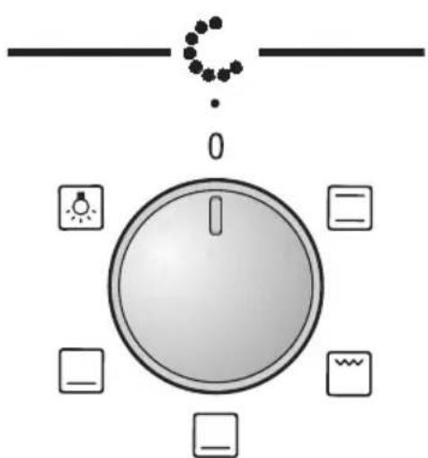CONSTRUCTA CF21850 - Funktionswähler Mit dem Funktionswähler stellen Sie die Heizart für den Backofen ein. - 1