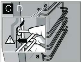 CONSTRUCTA CF132550 - Risk of burning due to hot components in the cooking compartment! - 3