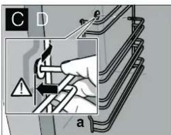 CONSTRUCTA CF132550 - Risque de brûlure du aux pieces chaudes de le compartment de cuisson! - 3