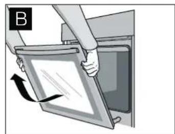 CONSTRUCTA CF132550 - Removing the appliance door - 3