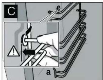 CONSTRUCTA CF232250 - Risque de brûlure du aux pieces chaudes de le compartment de cuisson! - 3