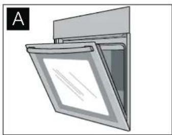 CONSTRUCTA CF232250 - Décrocher la porte de l'appareil - 2