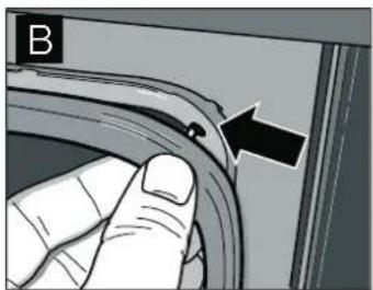 CONSTRUCTA CF232250 - Changing the door seal - 2