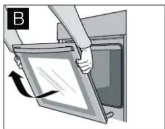 CONSTRUCTA CF232250 - Removing the appliance door - 3