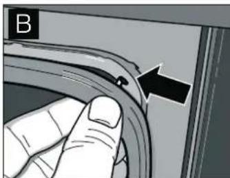 CONSTRUCTA CF130250 - Changing the door seal - 2