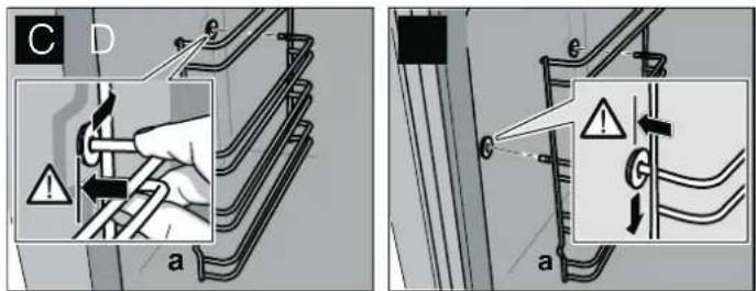 CONSTRUCTA CF130250 - Risque de brûlure du aux pieces chaudes de le compartment de cuisson! - 3