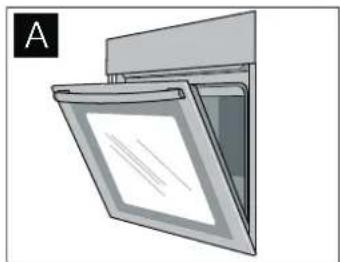 CONSTRUCTA CF130250 - Removing the appliance door - 2