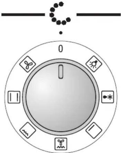 CONSTRUCTA CH26880 - Funktionswahler Mit dem Funktionswahler stellen Sie die Heizart für den Backofen ein. - 1