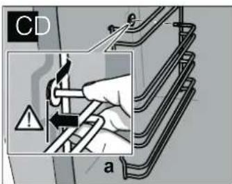 CONSTRUCTA CH210253 - Risque de brûlure du aux pieces chaudes de le compartment de cuisson! - 3