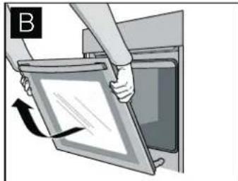 CONSTRUCTA CH210253 - Removing the appliance door - 3