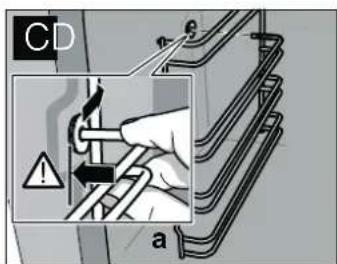 CONSTRUCTA CH210253 - Risk of burning due to hot components in the cooking compartment! - 3