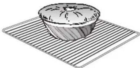 CONSTRUCTA CH13890 - Backen in Backformen Stellen Sie die Backformen immer in die Mitte des Rostes. - 1