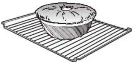 CONSTRUCTA CH23820 - Backen in Backformen Stellen Sie die Backformen immer in die Mitte des Rostes. - 1