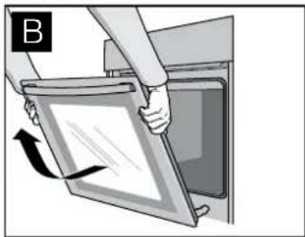 CONSTRUCTA CH130253 - Removing the appliance door - 3