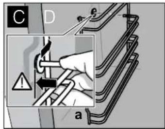 CONSTRUCTA CH130223 - Risque de brûlure du aux pieces chaudes de le compartment de cuisson! - 3
