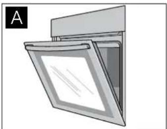 CONSTRUCTA CF232590 - Removing the appliance door - 2