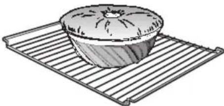 CONSTRUCTA CF26850 - Backen in Backformen Stellen Sie die Backformen immer in die Mitte des Rostes. - 1