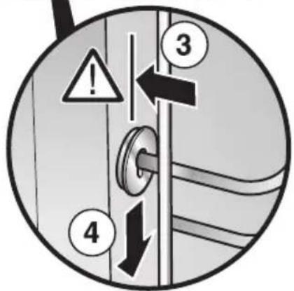 CONSTRUCTA CF26850 - Die Ausbuchtung (a) muss immer unter sein. - 2