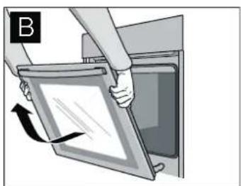 CONSTRUCTA CF232553 - Removing the appliance door - 3