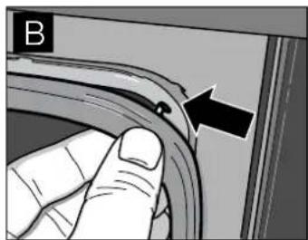 CONSTRUCTA CF232550 - Changing the door seal - 2