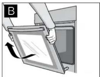 CONSTRUCTA CF232550 - Removing the appliance door - 3