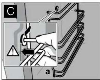 CONSTRUCTA CF232550 - Risk of burning due to hot components in the cooking compartment! - 3