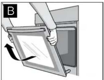 CONSTRUCTA CF232520 - Removing the appliance door - 3