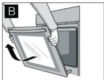 CONSTRUCTA CF132553 - Removing the appliance door - 3