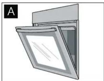 CONSTRUCTA CF132553 - Removing the appliance door - 2
