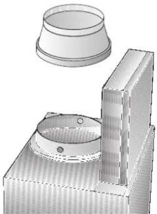 CONSTRUCTA CD99370 - Anschluss Abluftrohr  120 mm: - 1
