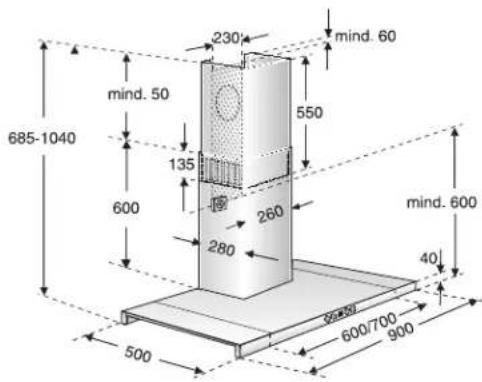 CONSTRUCTA CD96370 - Additional information concerning gas cookers: - 2