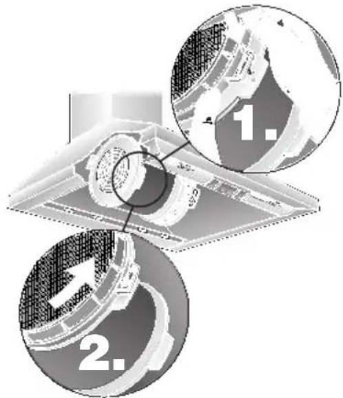 CONSTRUCTA CD66150 - Mise en place du filtre: - 1
