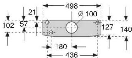 CONSTRUCTA CD11350 - Befestigung an der Wand - 1
