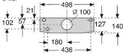 CONSTRUCTA CD11350 - Fixation murale - 1