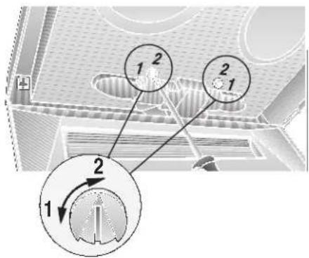 CONSTRUCTA CD11350 - Bei 2-motoriger Dunstabzugshaube   Einstellen der Betriebsart: - 1