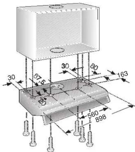 CONSTRUCTA CD11350 - Befestigung am Oberschrank - 3