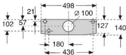 CONSTRUCTA CD11350 - Montaje de la campana directamente sobre la pared - 1
