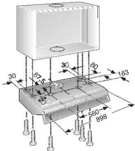 CONSTRUCTA CD11350 - Montaje de la campana en un armario superior - 3