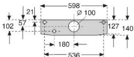 CONSTRUCTA CD11350 - Fissaggio a parete - 2